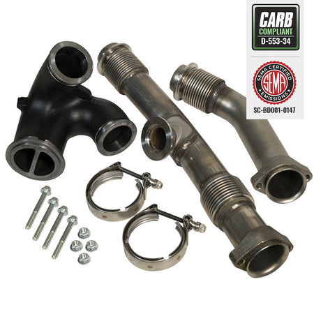 Up-Pipes Kit w/EGR Connector Ford 6.0L Power Stroke 2004.5-2007