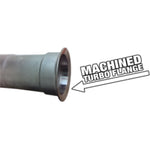 Stainless Steel Exhaust Race Pipe Set Chevy Duramax 2011-2015 6.6L LML 2500/3500 4-inch EC-CC/SB-LB w/o 4-Bolt Flange