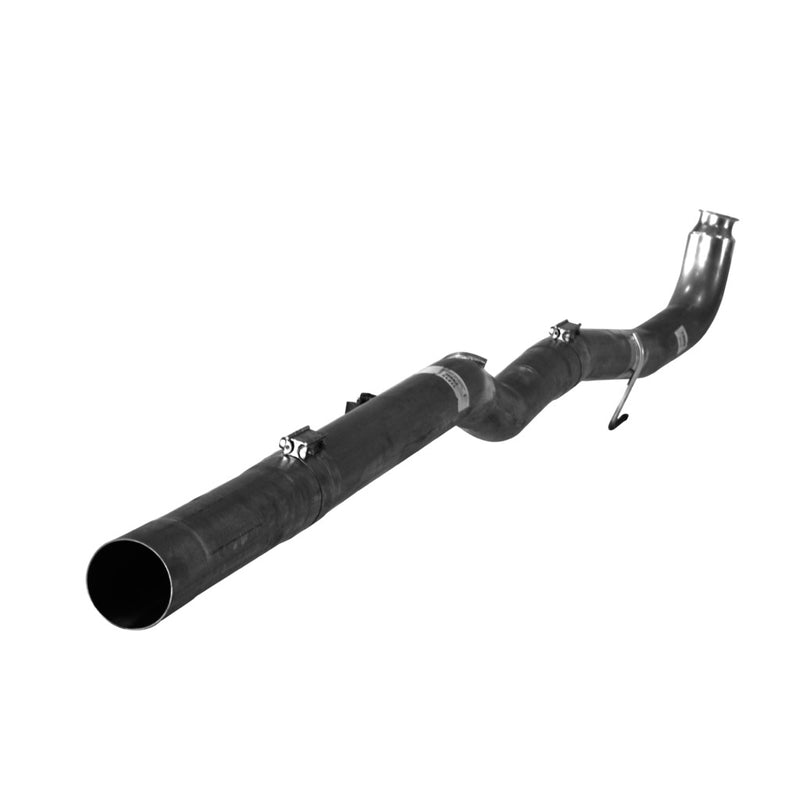 Stainless Steel Exhaust Race Pipe Set Chevy Duramax 2011-2015 6.6L LML 2500/3500 4-inch EC-CC/SB-LB w/o 4-Bolt Flange