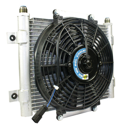 Xtrude Transmission Cooler with Fan 10 JIC Male Connection