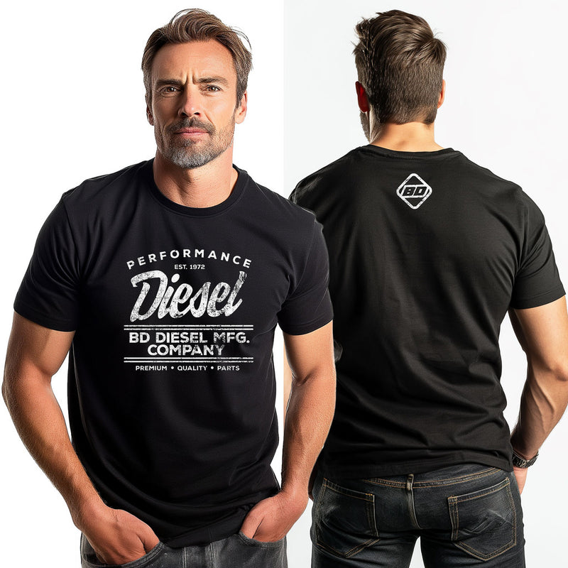 BD PERFORMANCE MANUFACTURING GRAPHIC T-SHIRT BLACK