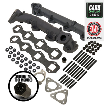 Exhaust Manifold Kit - Ford 6.7L Power Stroke F250 / F350 Pick-Up 2015-2019 & F350 / F450 / F550 Cab & Chassis 2017-2019