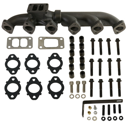 EXHAUST MANIFOLD KIT STOCK MOUNT DODGE 5.9L CUMMINS 2003-2007