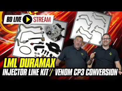 Venom CP3 Conversion Kit c/w Standard Pump - Chevy/GMC Duramax 6.6L 2011-2016 2500/3500