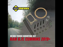 HE300 TURBO MOUNTING KIT RAM 6.7L CUMMINS 2019-2024