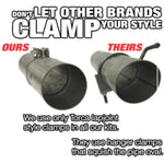 Stainless Steel Exhaust Kit Chevy Duramax 2011-2015 6.6L LML 4-inch 2500/3500 EC-CC/SB-LB-Dually